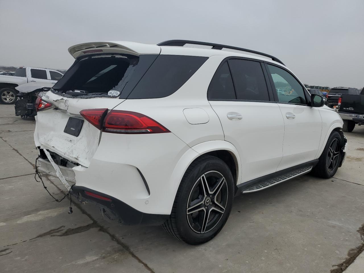 2021 Mercedes-Benz GLE VIN 4JGFB4JB2MA362645 Copart auction photo, rear end / front end damage thumbnail 3