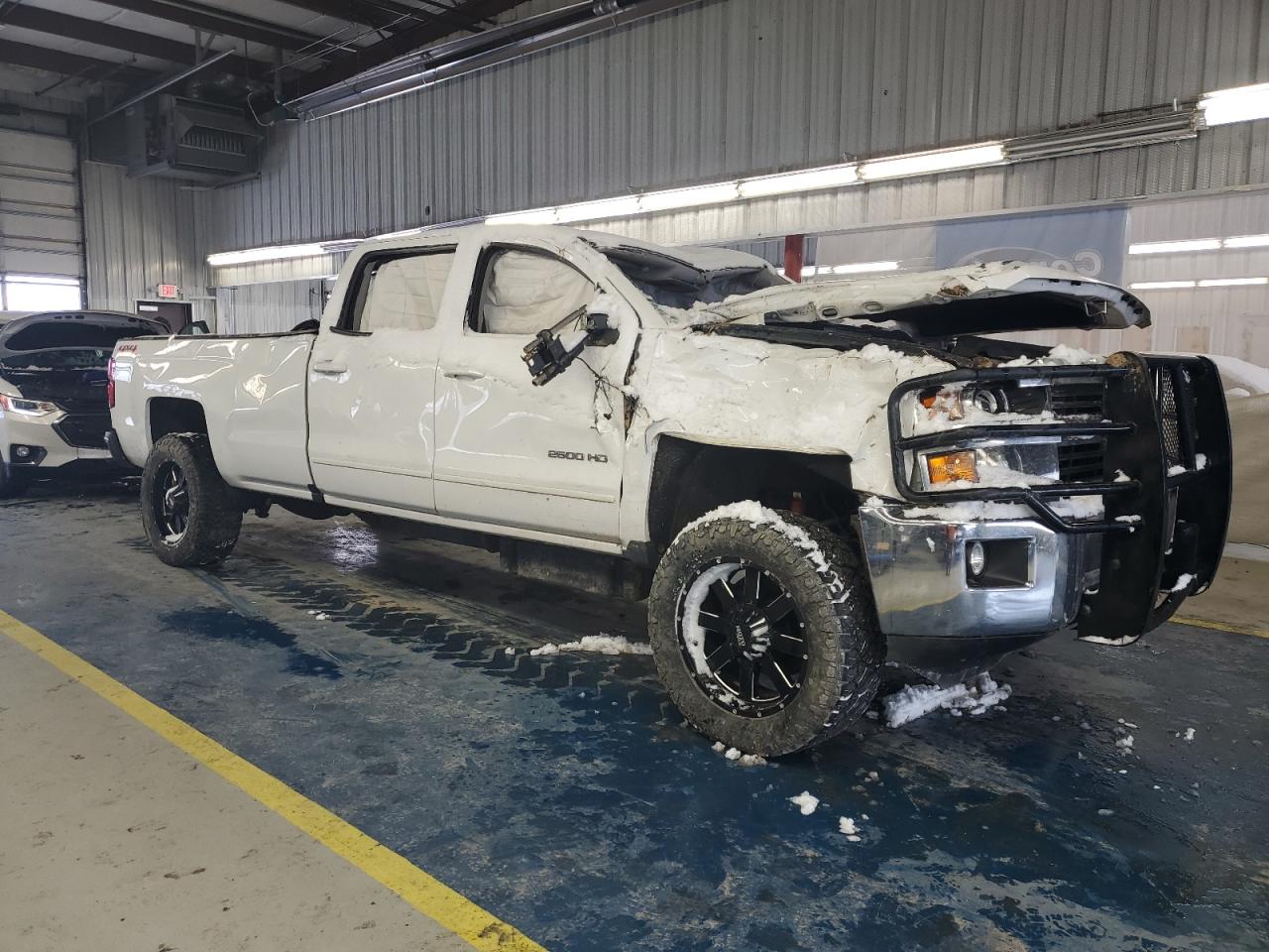 2015 Chevrolet Silverado VIN 1GC1KVE87FF503279 Copart auction photo, all over damage thumbnail 4