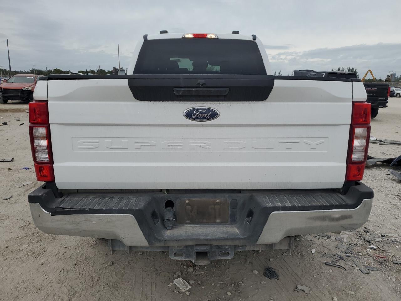 2021 Ford F250 VIN 1FT7W2BT3MEC67738 Copart auction photo, side damage thumbnail 6