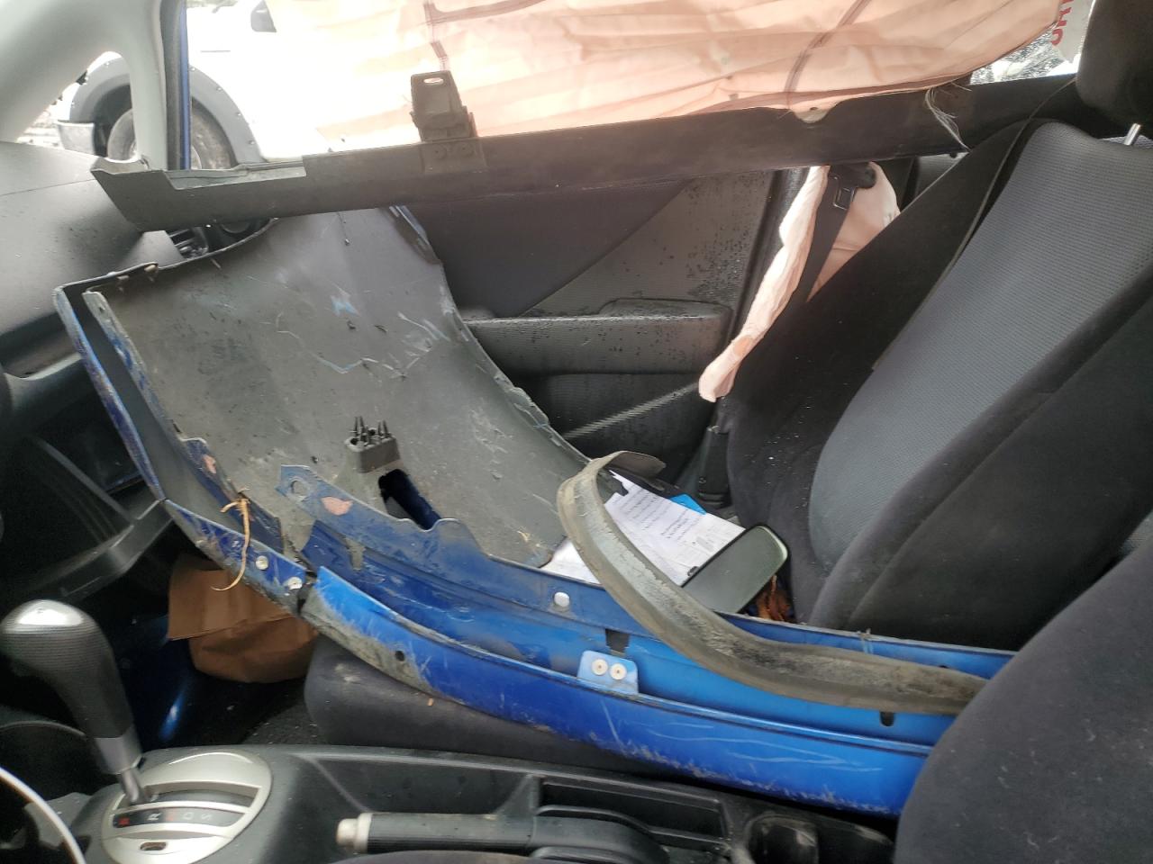 2007 Honda Fit VIN JHMGD38687S019034 Copart auction photo, rollover damage thumbnail 12