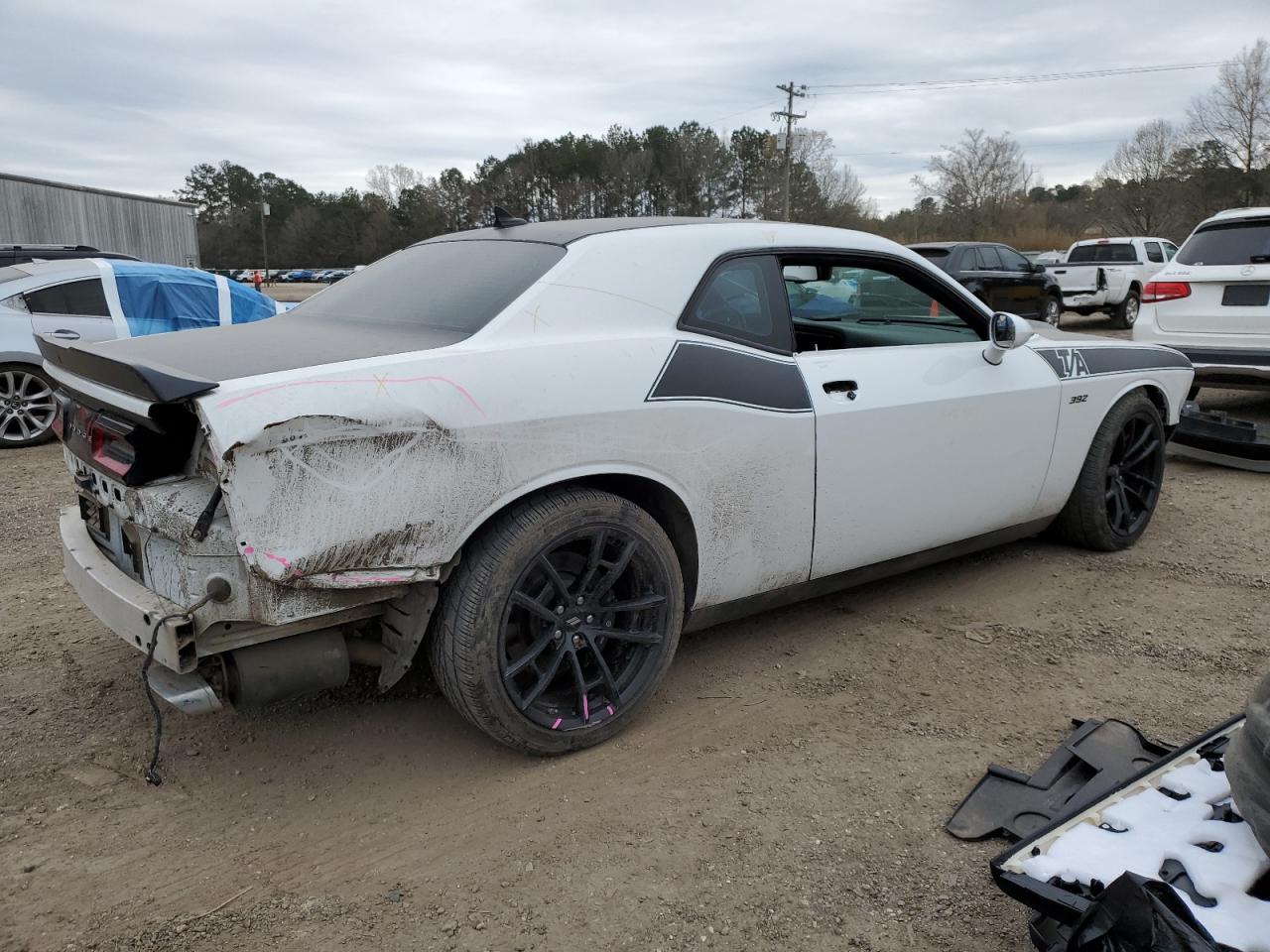 2021 Dodge Challenger VIN 2C3CDZFJ1MH513401 Copart auction photo, front end / rear end damage thumbnail 3