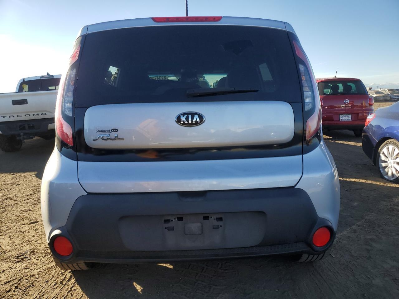 2015 KIA Soul VIN KNDJN2A28F7791606 Copart auction photo, side damage thumbnail 6