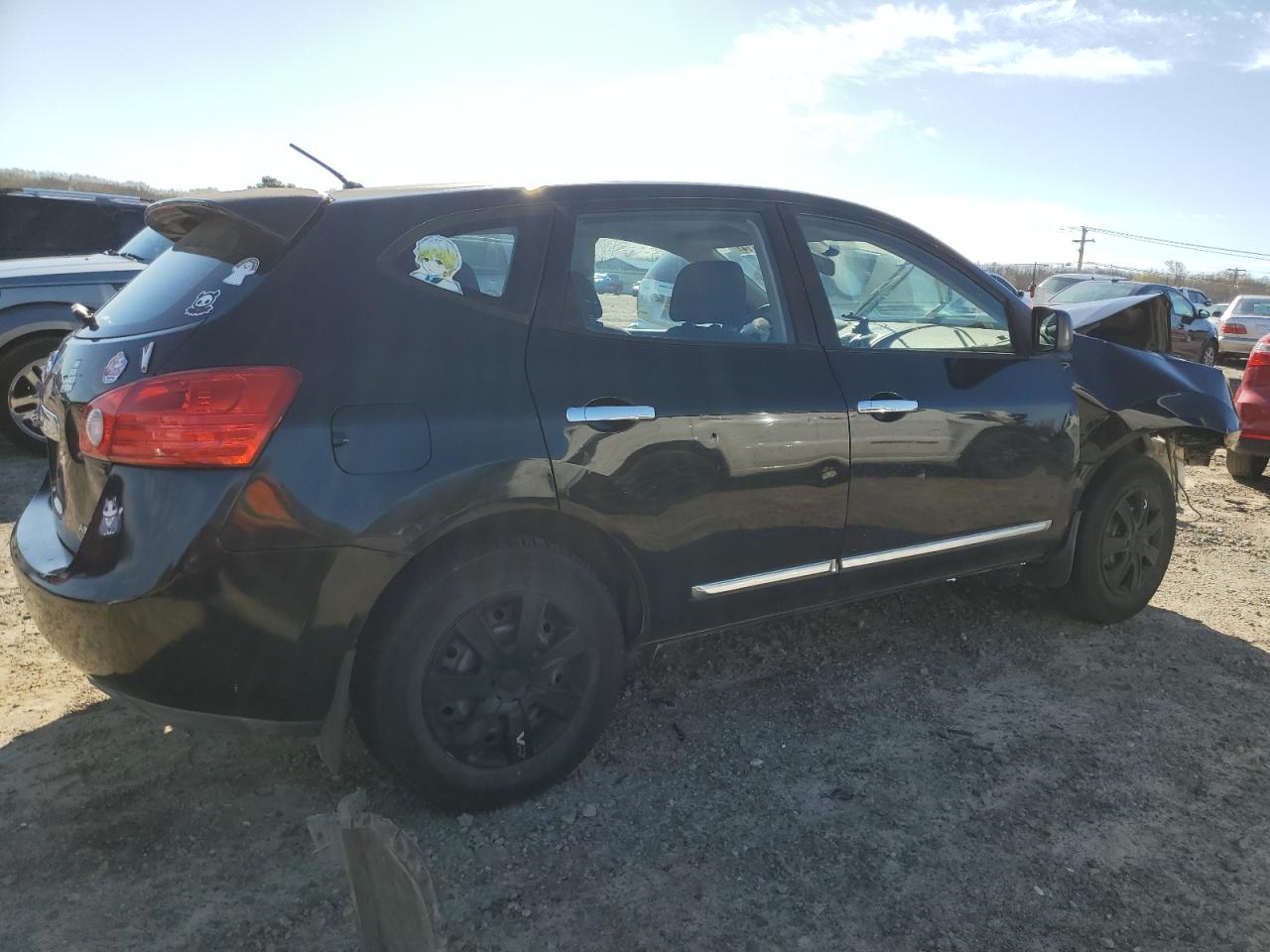 2011 Nissan Rogue VIN JN8AS5MV1BW666807 Copart auction photo, front end / side damage thumbnail 3
