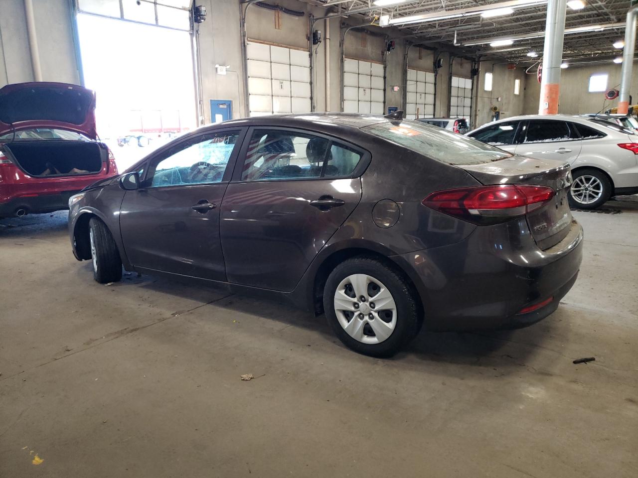 2017 KIA Forte VIN 3KPFL4A70HE113552 Copart auction photo, side damage thumbnail 2