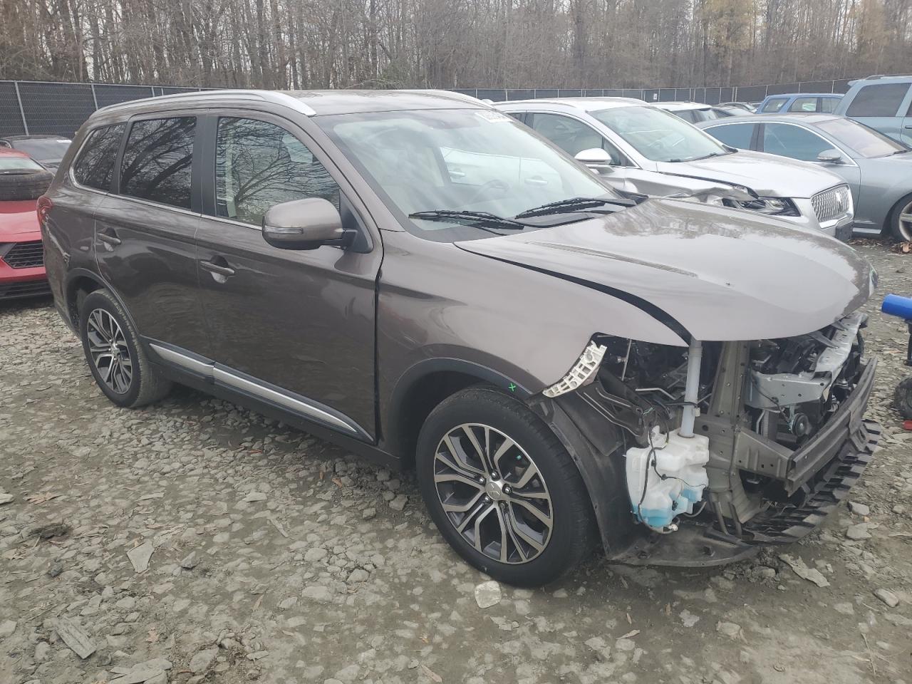 2018 Mitsubishi Outlander VIN JA4AZ3A34JZ071021 Copart auction photo, front end damage thumbnail 4