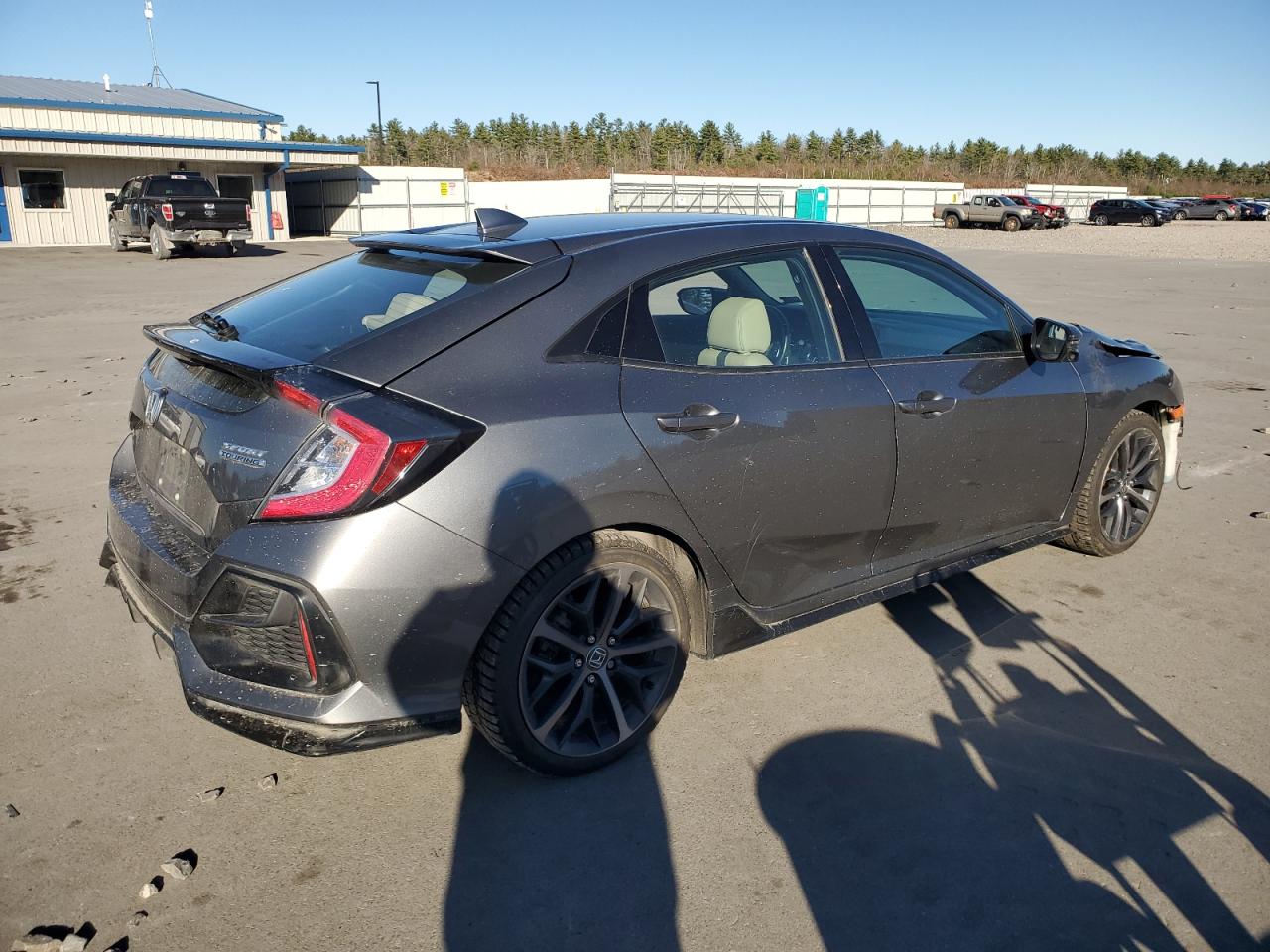 2020 Honda Civic VIN SHHFK7H91LU418703 Copart auction photo, front end damage thumbnail 3