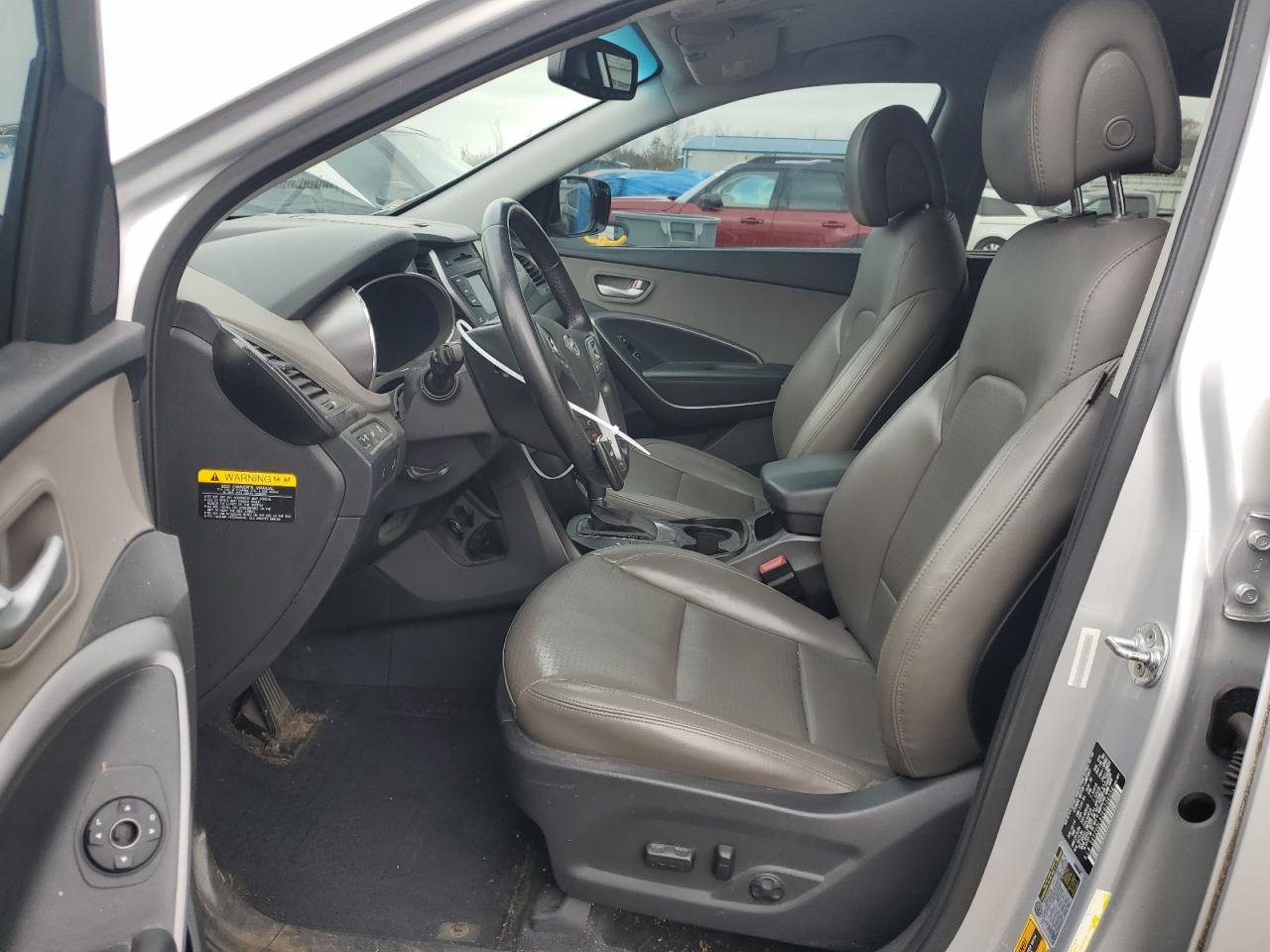 2014 Hyundai Santa Fe VIN 5XYZUDLA2EG206056 Copart auction photo, burn - engine damage thumbnail 7
