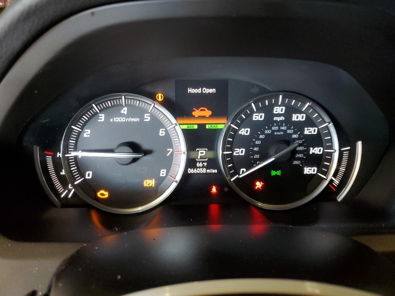 2018 Acura TLX VIN 19UUB3F54JA000550 Copart auction photo, front end damage thumbnail 9