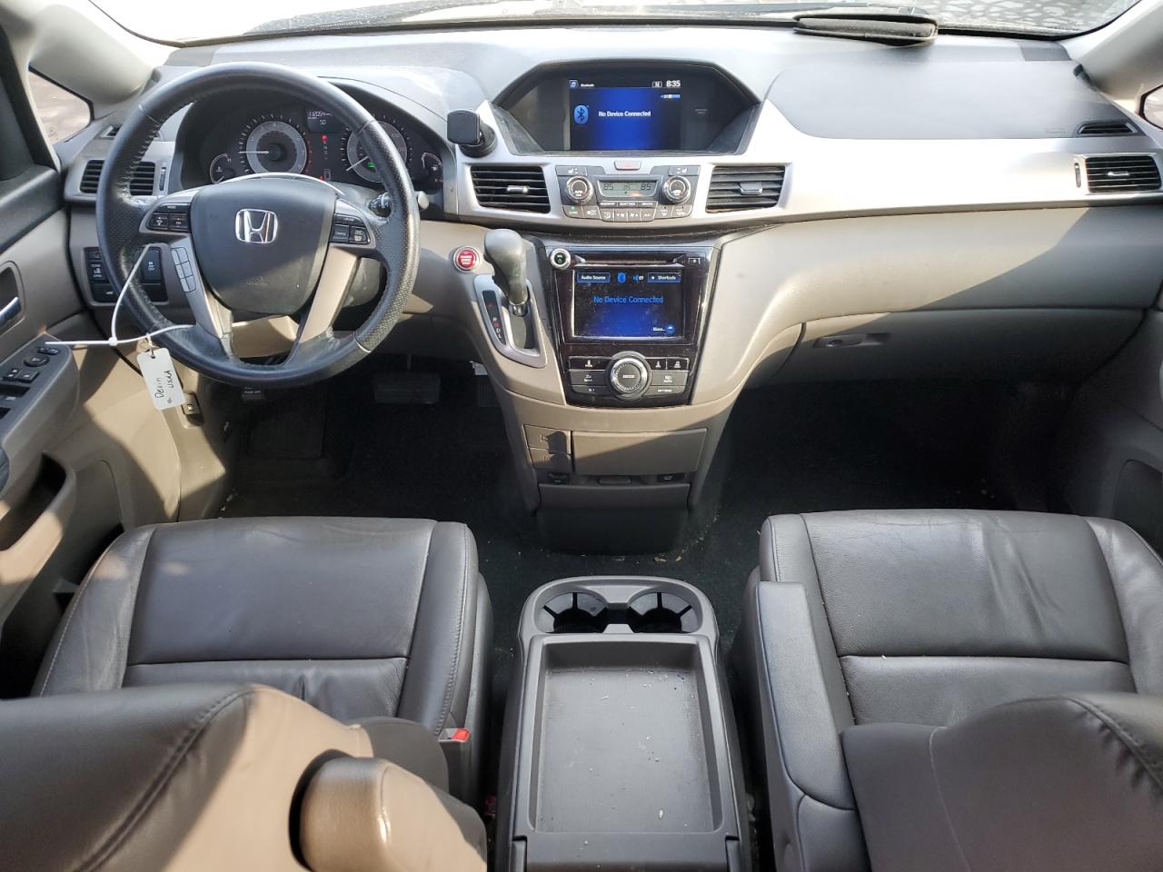 2016 Honda Odyssey VIN 5FNRL5H61GB076679 Copart auction photo, all over damage thumbnail 9