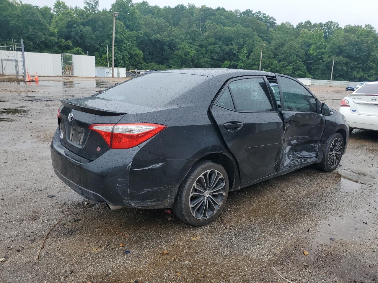 2015 Toyota Corolla VIN 5YFBURHE6FP339023 Copart auction photo, side damage thumbnail 3
