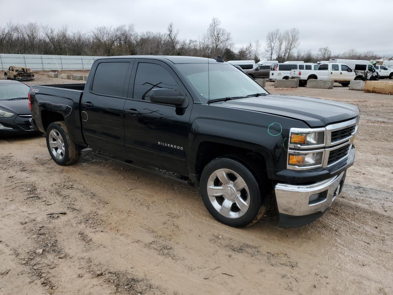 2015 Chevrolet Silverado VIN 3GCUKREC0FG534302 Copart auction photo, all over damage thumbnail 4