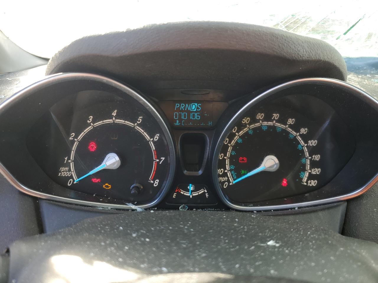 2014 Ford Fiesta VIN 3FADP4BJ4EM148611 Copart auction photo, all over damage thumbnail 8