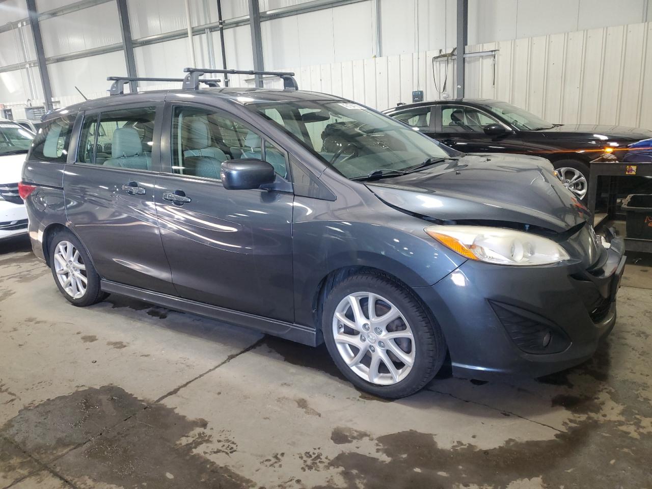 2012 Mazda 5 VIN JM1CW2CL4C0125410 Copart auction photo, front end damage thumbnail 4