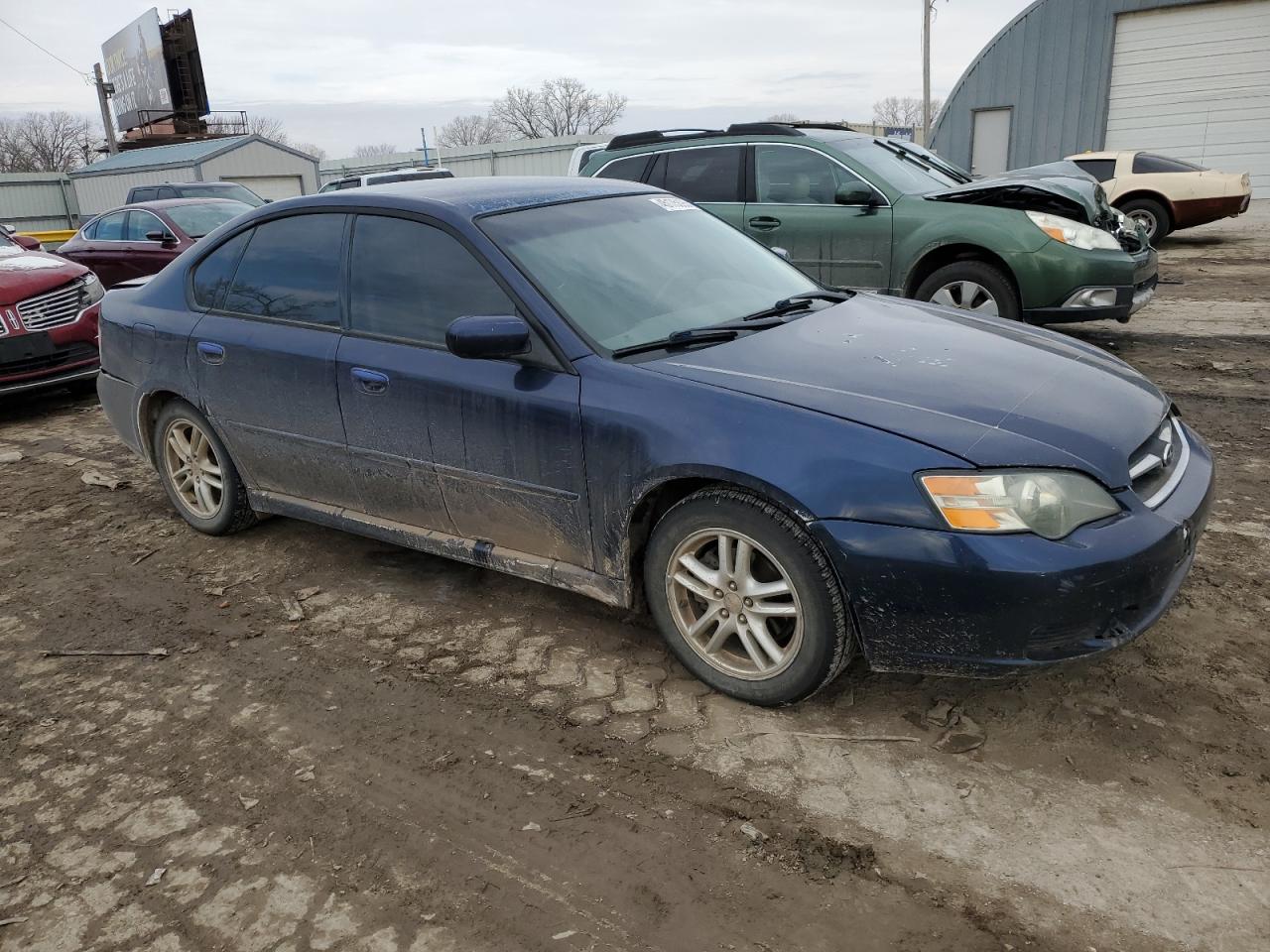 2005 Subaru Legacy VIN 4S3BL616257227033 Copart auction photo, all over damage thumbnail 4