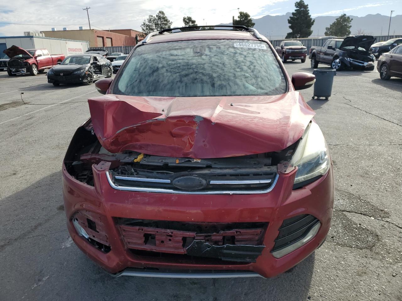 2013 Ford Escape VIN 1FMCU0J94DUA93954 Copart auction photo, front end damage thumbnail 5