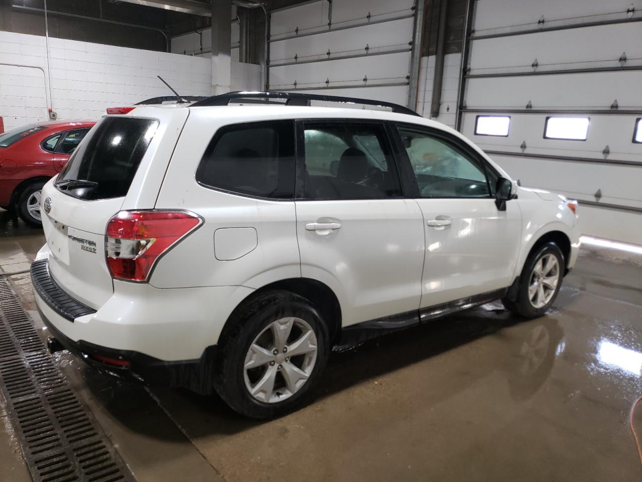 2015 Subaru Forester VIN JF2SJADC9FH821982 Copart auction photo, side / front end damage thumbnail 3