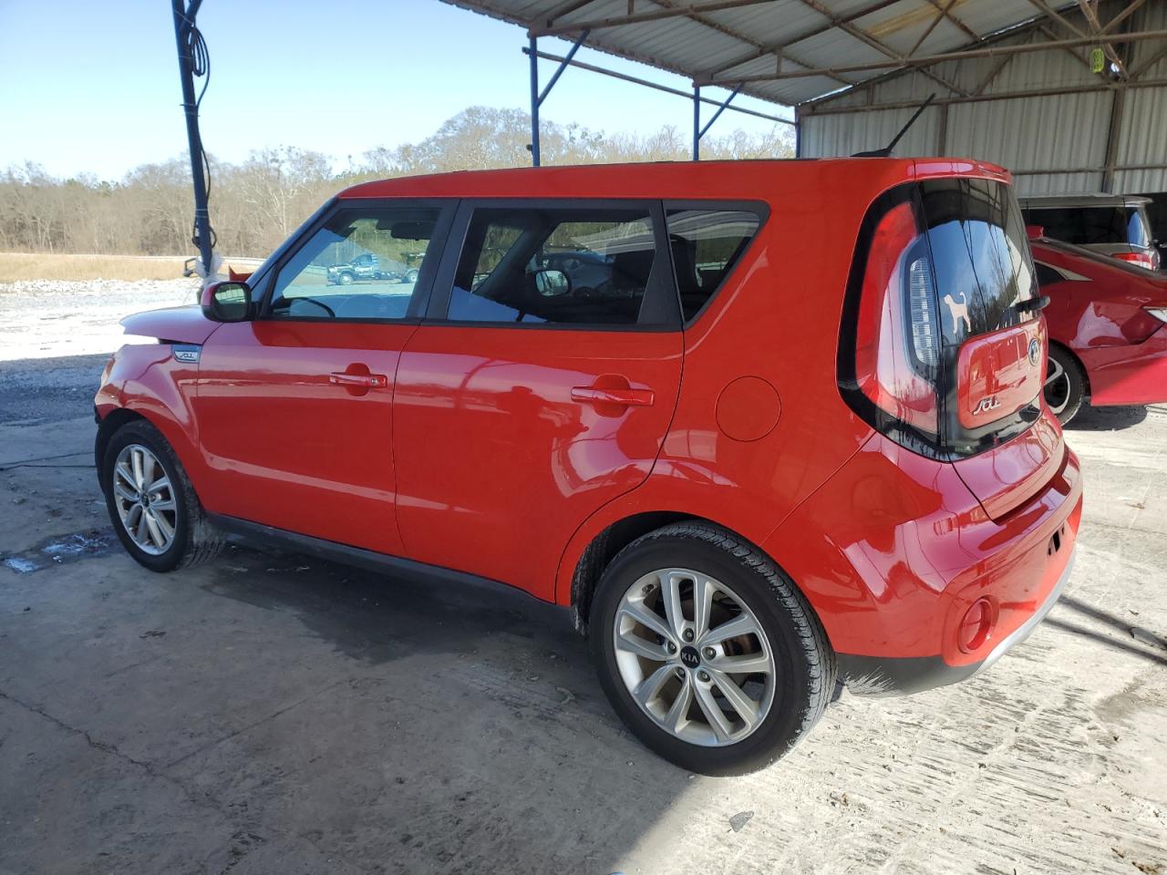 2017 KIA Soul VIN KNDJP3A50H7443084 Copart auction photo, front end / minor dent/scratches damage thumbnail 2
