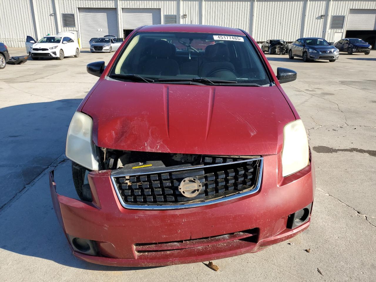 2007 Nissan Sentra VIN 3N1AB61E97L658301 Copart auction photo, front end damage thumbnail 5