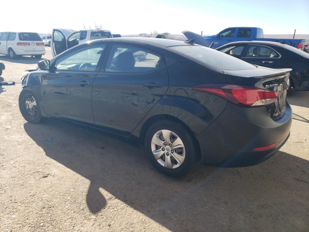 2016 Hyundai Elantra VIN KMHDH4AE4GU475290 Copart auction photo, front end damage thumbnail 2