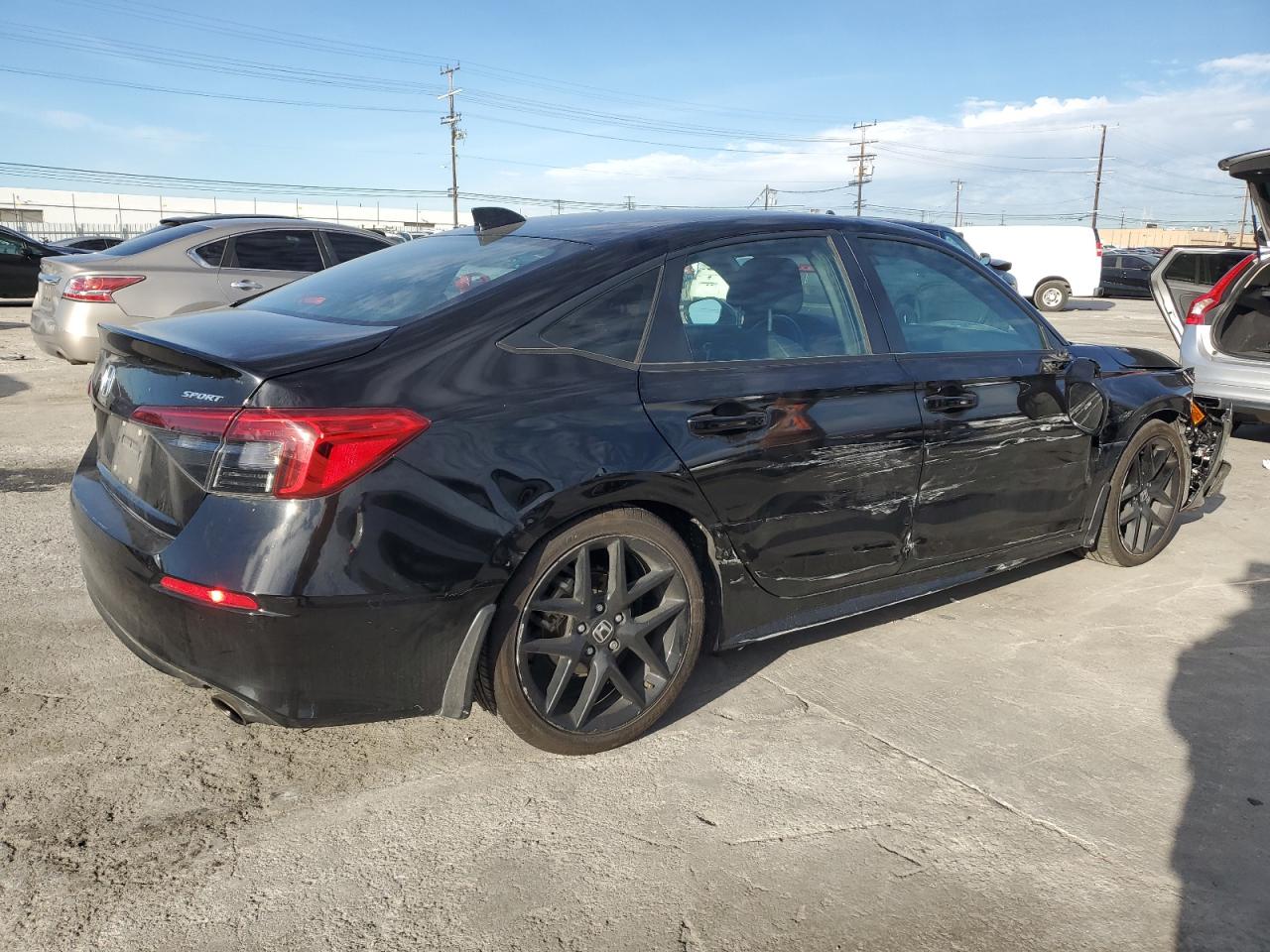 2024 Honda Civic VIN 2HGFE2F50RH537231 Copart auction photo, mechanical / all over damage thumbnail 3