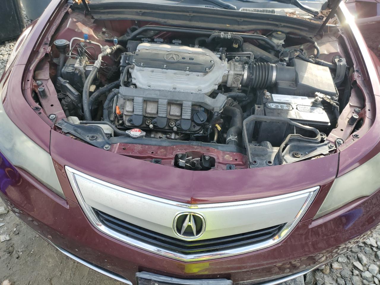 2012 Acura TL VIN 19UUA9F77CA012606 Copart auction photo, front end damage thumbnail 11
