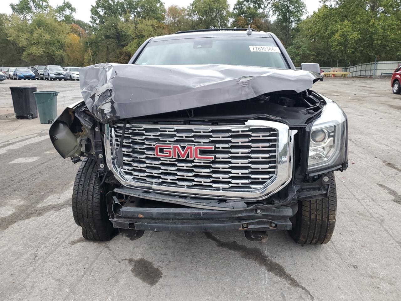 2018 GMC Yukon VIN 1GKS2CKJ1JR170024 Copart auction photo, front end / side damage thumbnail 5