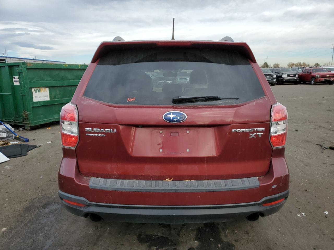 2014 Subaru Forester VIN JF2SJGDC5EH413514 Copart auction photo, side / hail damage thumbnail 6