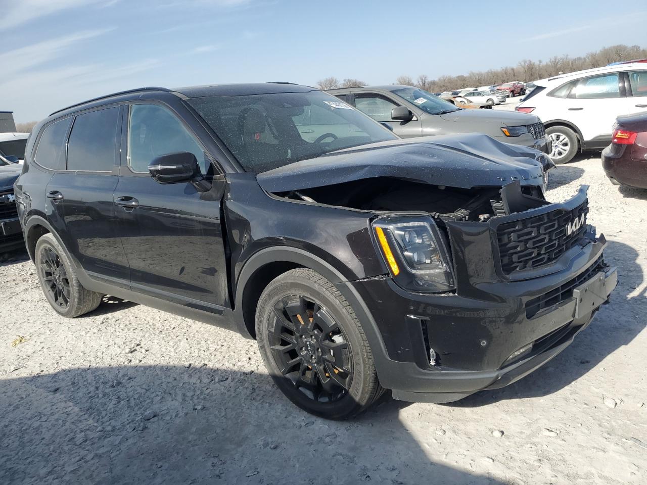 2022 KIA Telluride VIN 5XYP5DHC1NG291681 Copart auction photo, front end damage thumbnail 4