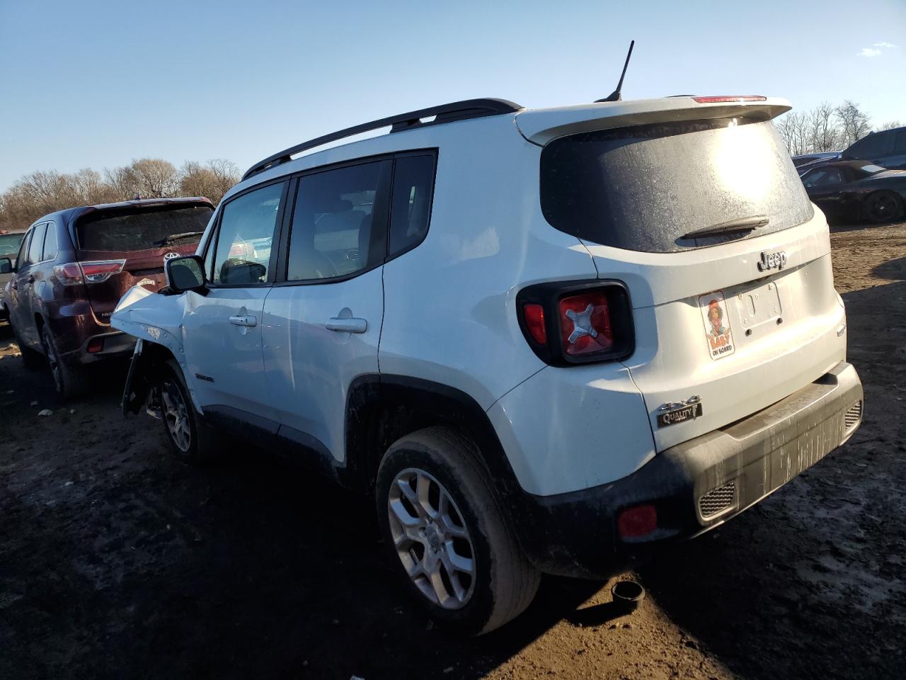 2017 Jeep Renegade VIN ZACCJBBB5HPE75346 Copart auction photo, front end damage thumbnail 2