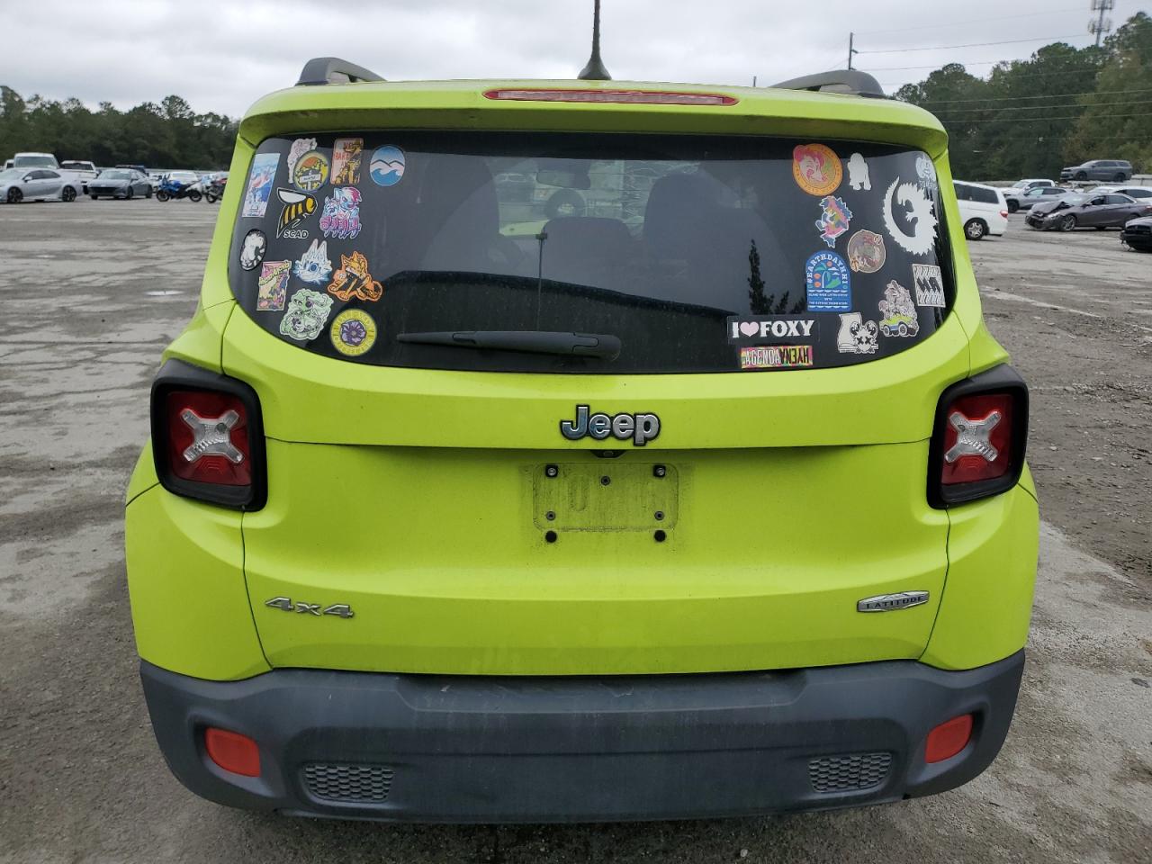 2017 Jeep Renegade VIN ZACCJBBB5HPF02318 Copart auction photo, front end damage thumbnail 6