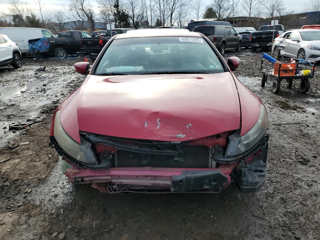 2012 Honda Accord VIN 1HGCS2B88CA005906 Copart auction photo, front end / side damage thumbnail 5
