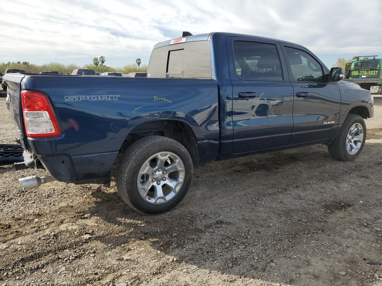 2022 RAM 1500 VIN 1C6SRFFT1NN420094 Copart auction photo, front end / rear end damage thumbnail 3