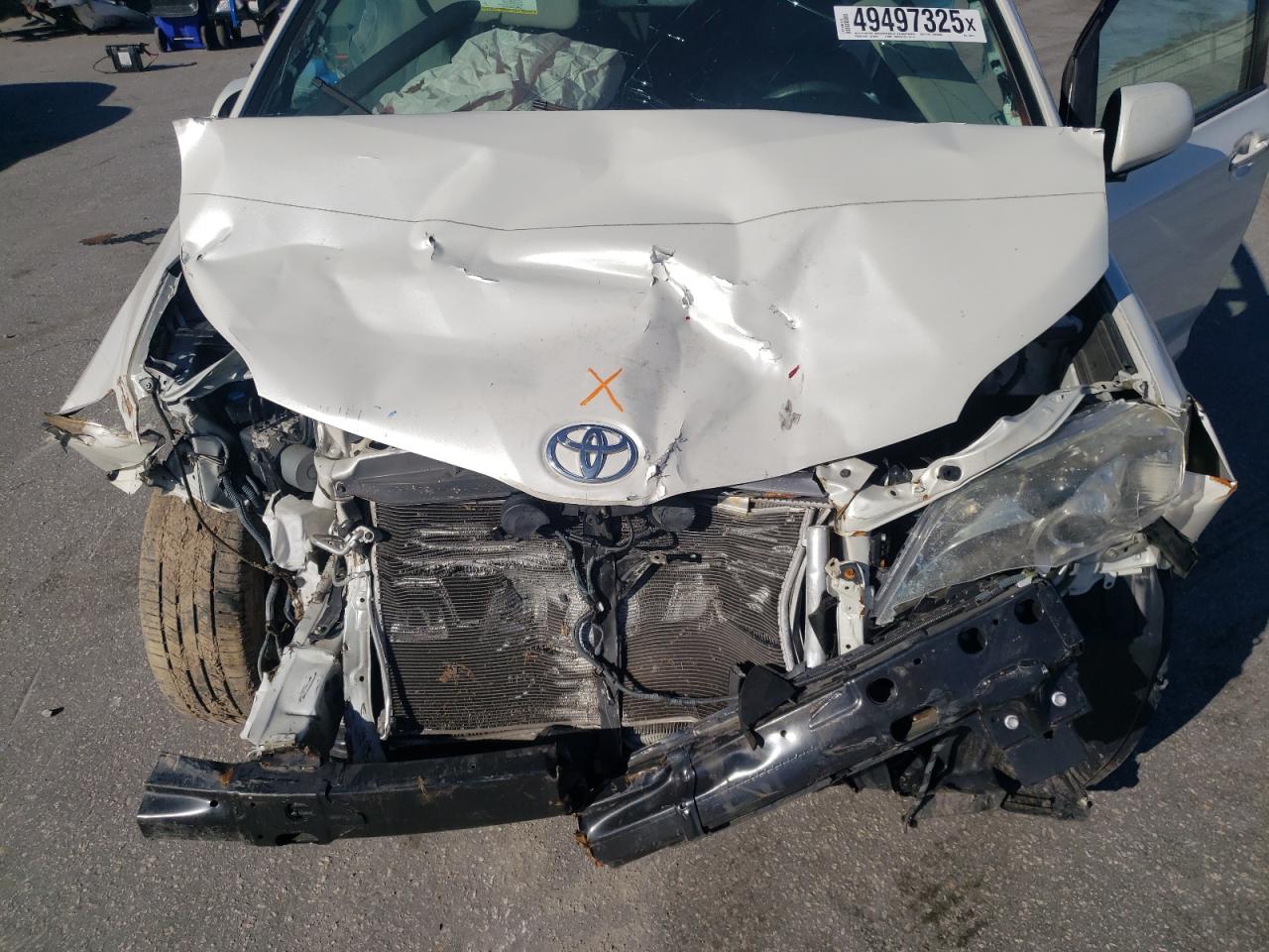 2017 Toyota Sienna VIN 5TDYZ3DC2HS790411 Copart auction photo, front end damage thumbnail 12