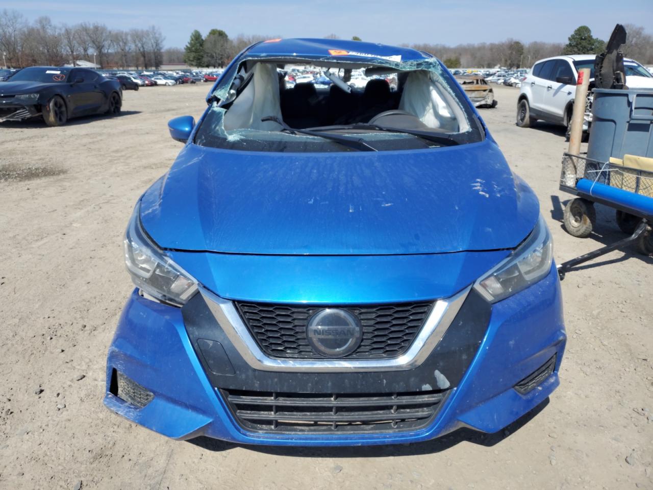 2021 Nissan Versa VIN 3N1CN8EV2ML834218 Copart auction photo, rollover damage thumbnail 5