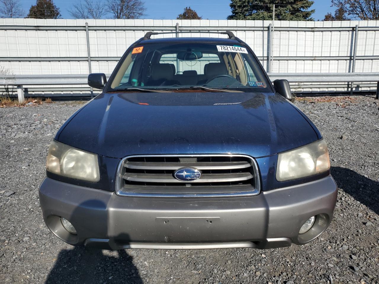 2005 Subaru Forester VIN JF1SG67625H735305 Copart auction photo, side damage thumbnail 5