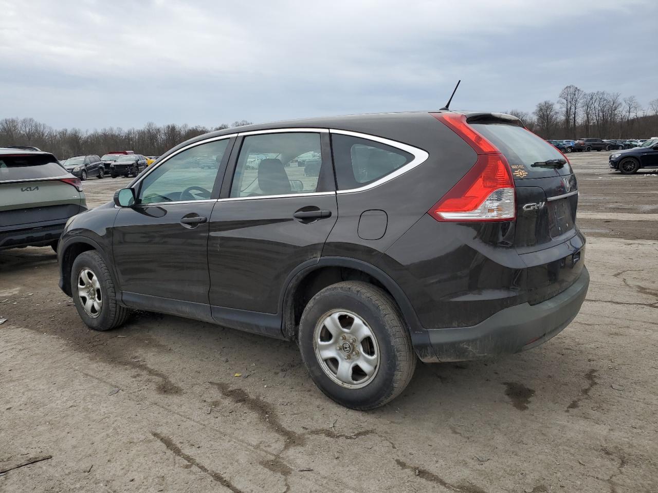 2013 Honda CR-V VIN 5J6RM4H35DL040638 Copart auction photo, front end / side damage thumbnail 2