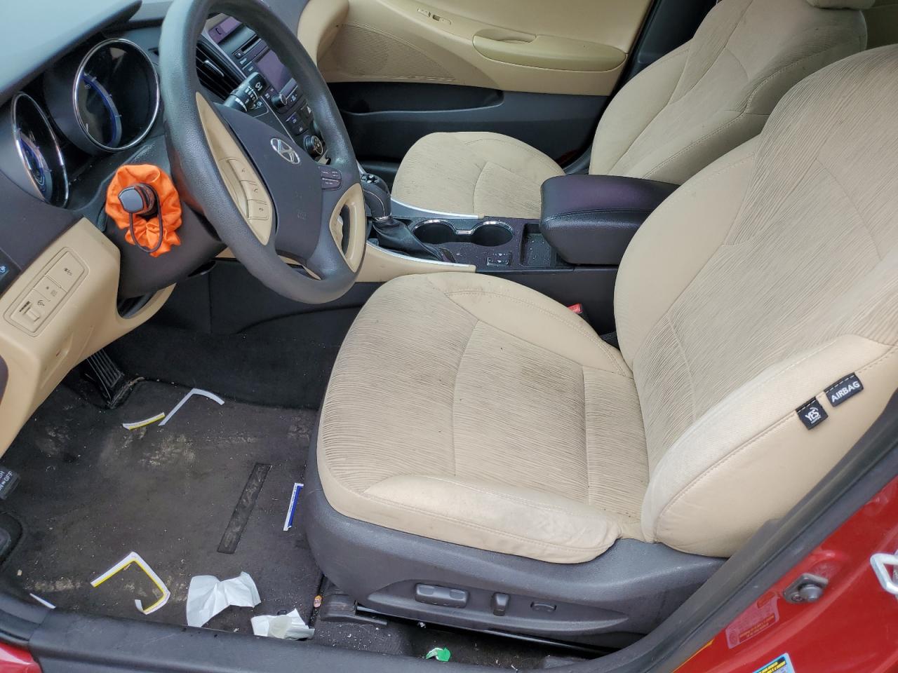2014 Hyundai Sonata VIN 5NPEB4AC7EH874405 Copart auction photo, front end damage thumbnail 7