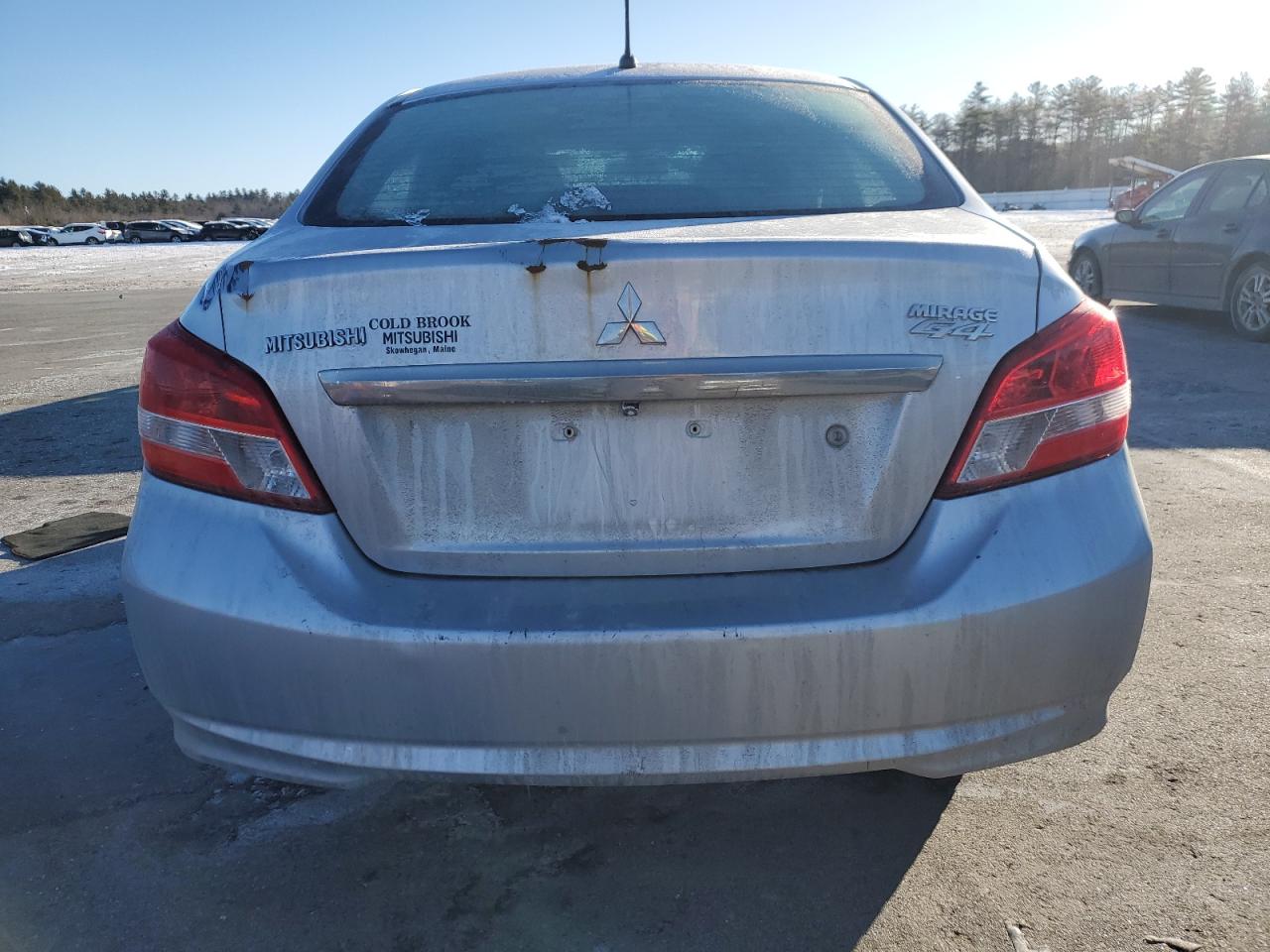 2019 Mitsubishi Mirage VIN ML32F3FJ2KHF07887 Copart auction photo, front end / rear end damage thumbnail 6