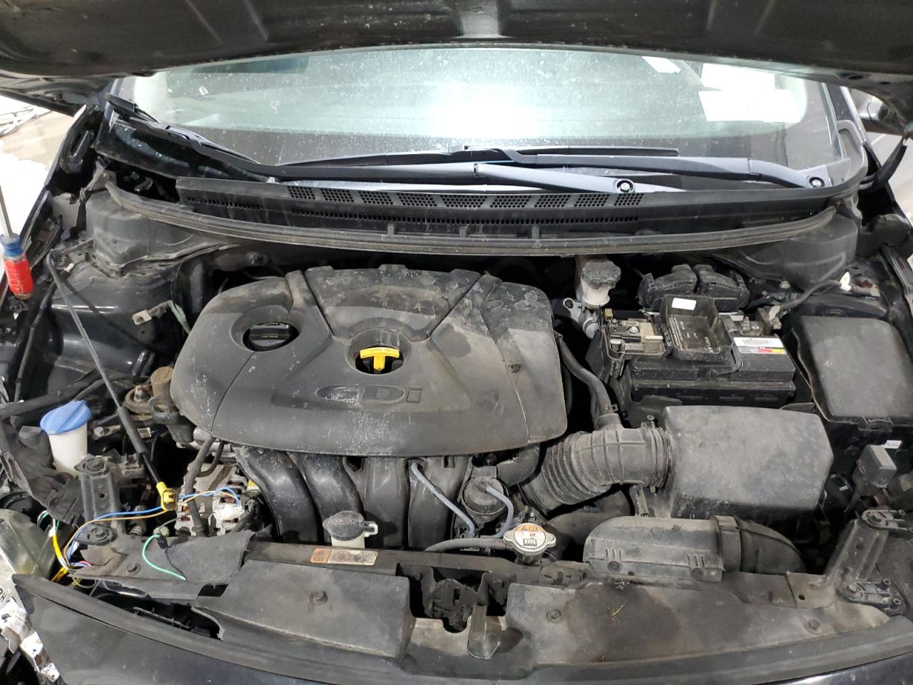 2014 KIA Forte VIN KNAFX6A81E5224320 Copart auction photo, front end damage thumbnail 11
