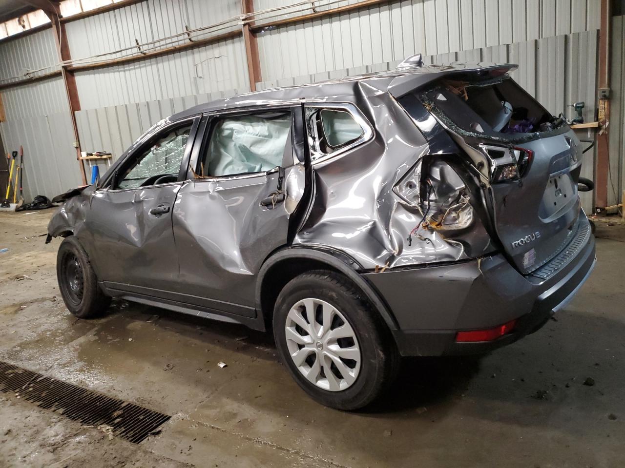 2017 Nissan Rogue VIN JN8AT2MV8HW003500 Copart auction photo, rollover damage thumbnail 2