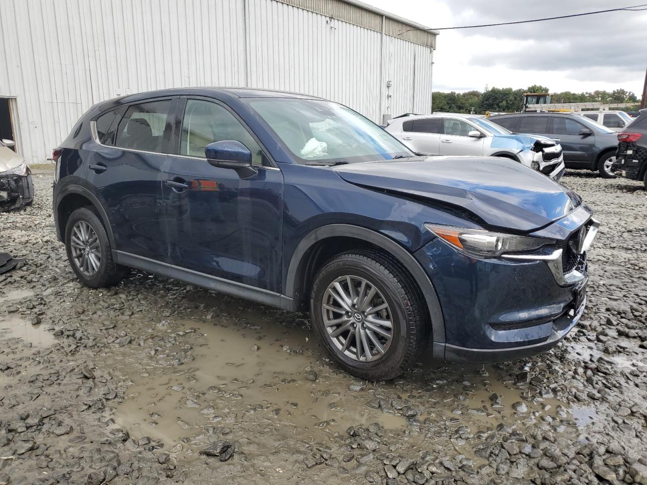 2017 Mazda CX-5 VIN JM3KFBCLXH0158647 Copart auction photo, all over damage thumbnail 4