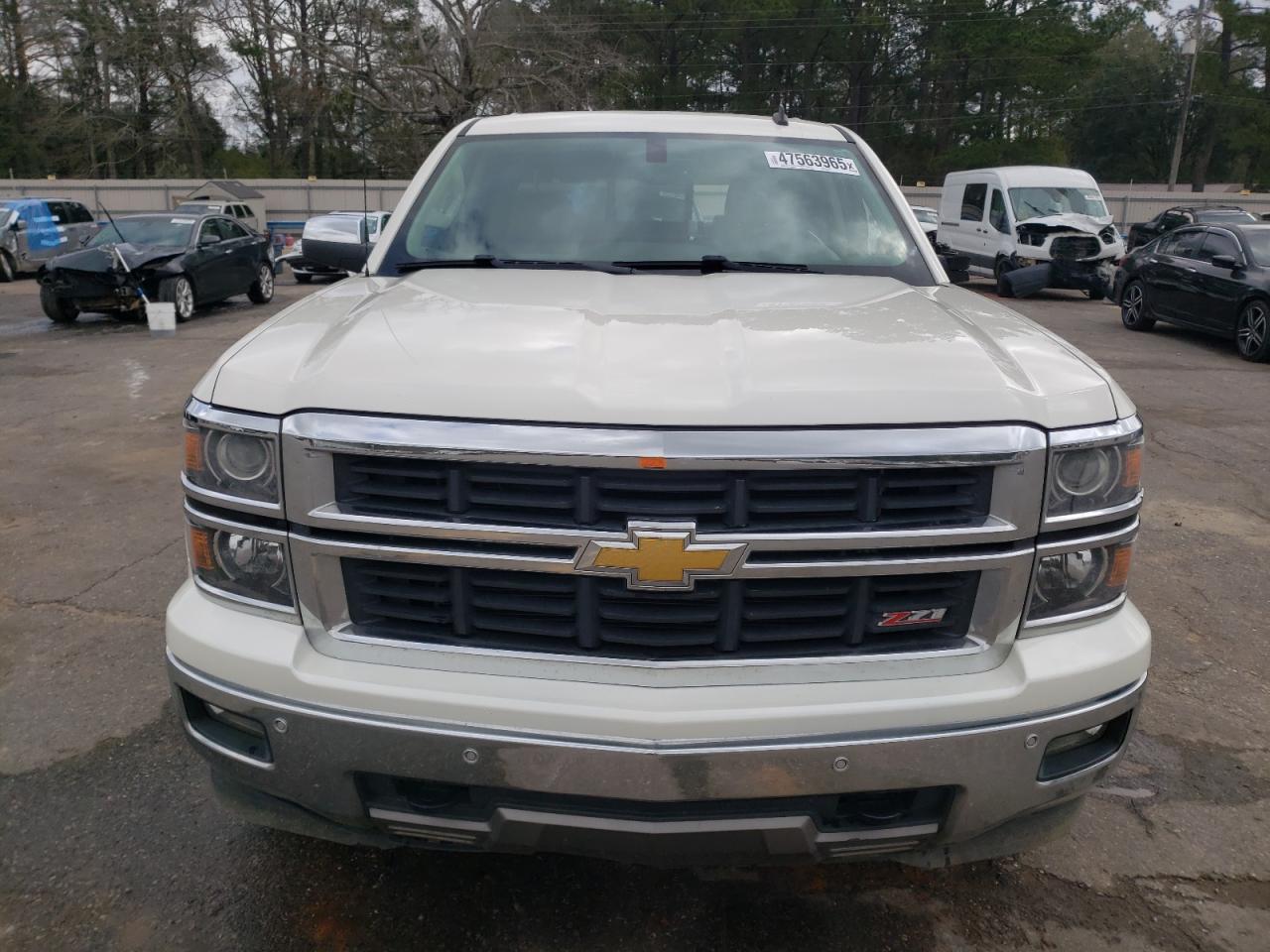 2014 Chevrolet Silverado VIN 3GCUKSEC8EG467924 Copart auction photo, side damage thumbnail 5