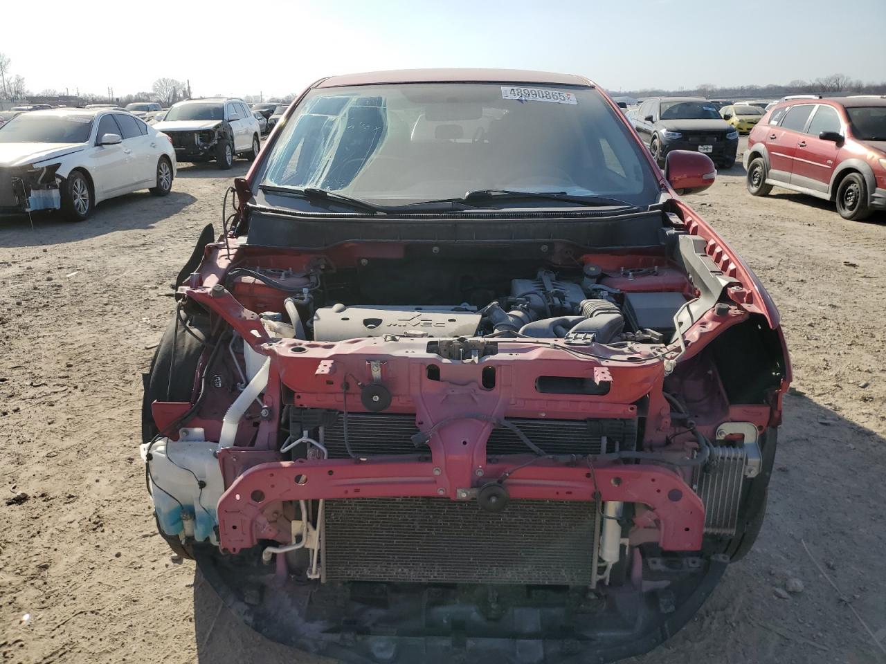 2019 Mitsubishi Outlander VIN JA4AP3AU4KU022933 Copart auction photo, front end damage thumbnail 5