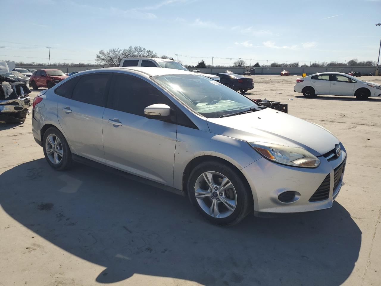 2013 Ford Focus VIN 1FADP3F29DL300914 Copart auction photo, rear end / hail damage thumbnail 4