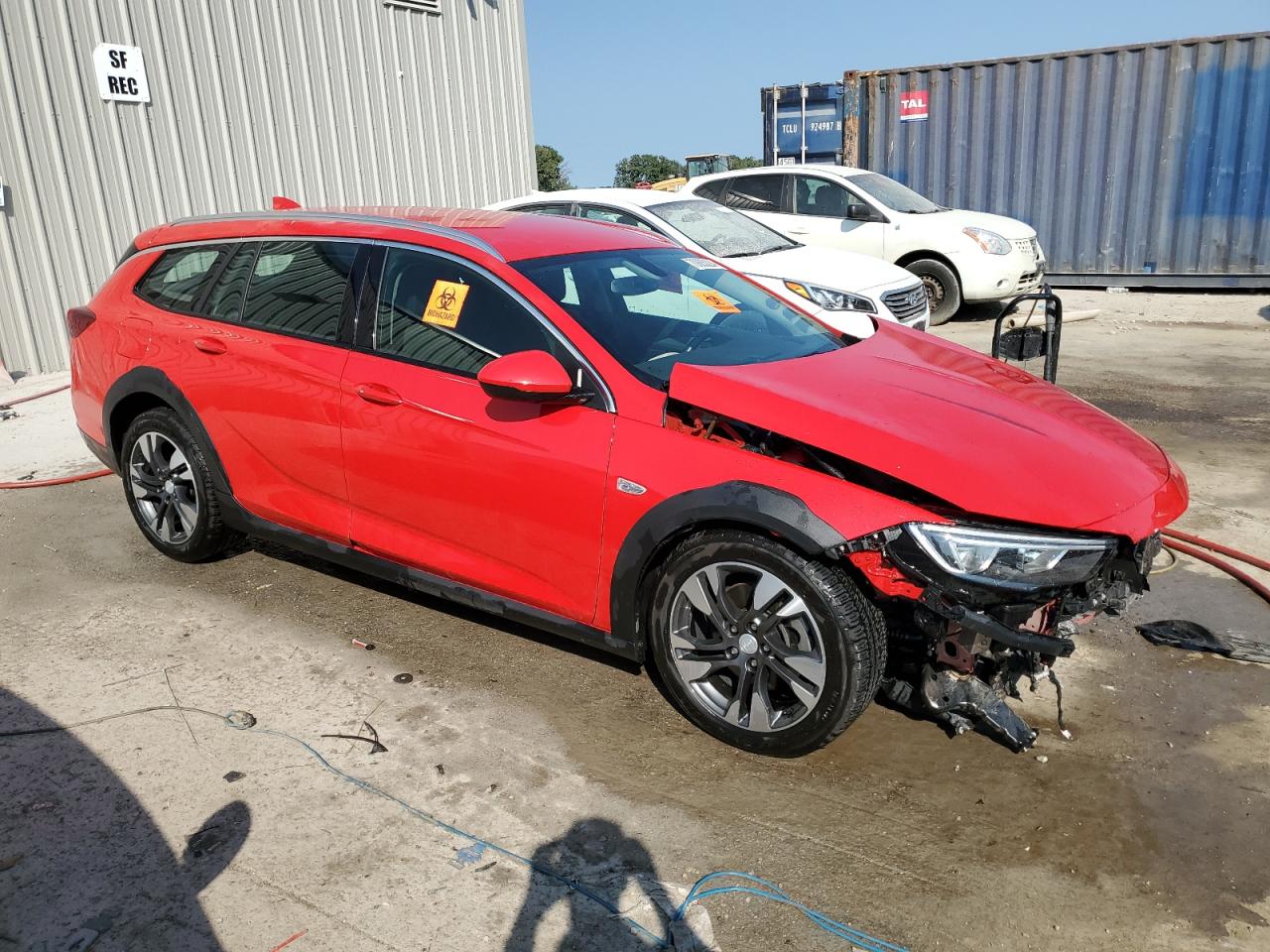 2018 Buick Regal VIN W04GU8SX1J1135134 Copart auction photo, front end damage thumbnail 4