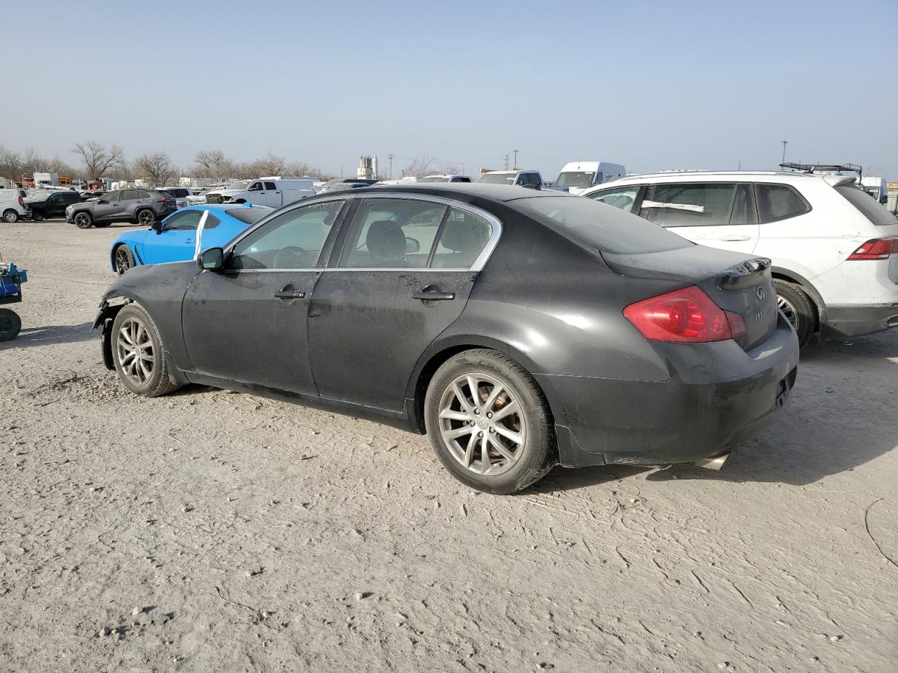 2007 Infiniti G VIN JNKBV61EX7M724058 Copart auction photo, front end damage thumbnail 2