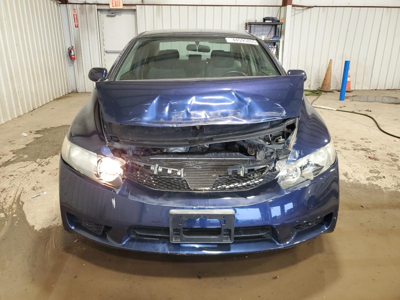 2010 Honda Civic VIN 2HGFA1F52AH565591 Copart auction photo, front end / side damage thumbnail 5