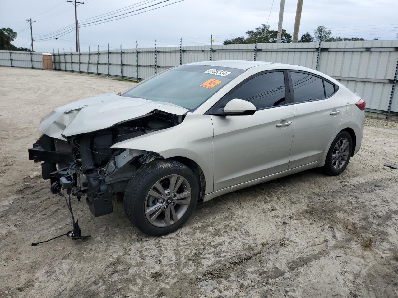 2018 Hyundai Elantra VIN KMHD84LF6JU594035