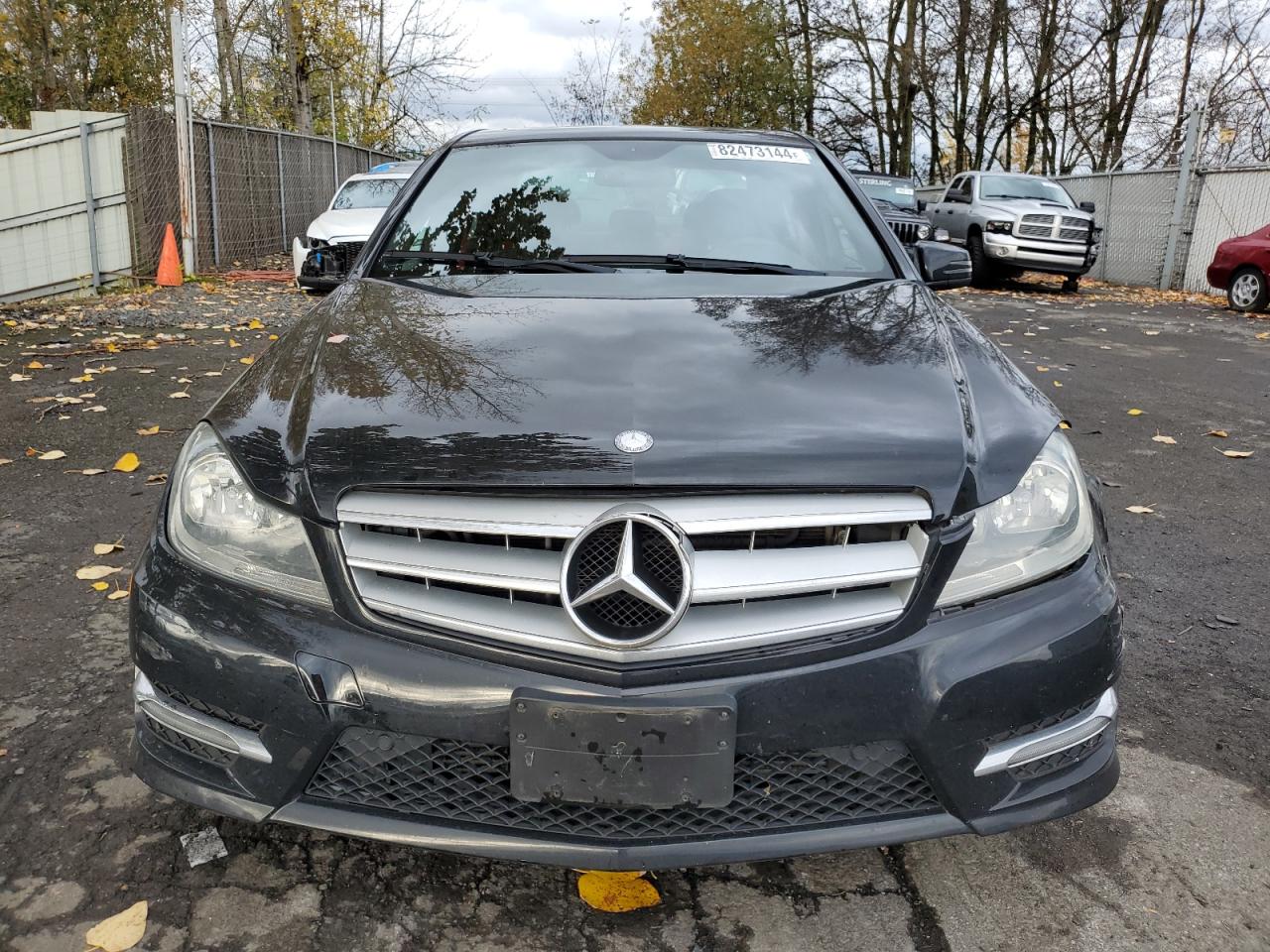 2013 Mercedes-Benz C-klasse VIN WDDGF4HB7DA789103 Copart auction photo, side / front end damage thumbnail 5
