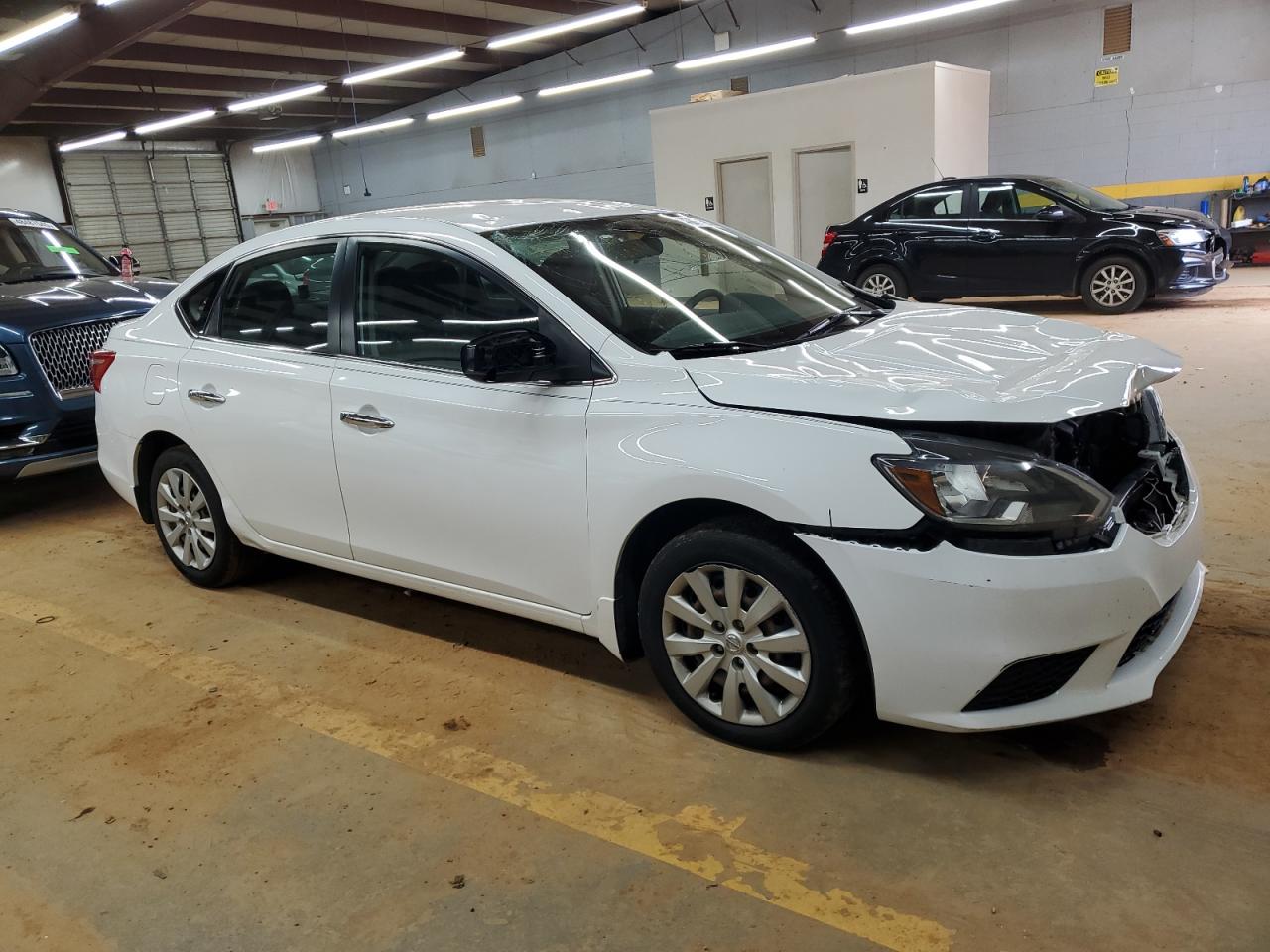2017 Nissan Sentra VIN 3N1AB7AP9HY293906 Copart auction photo, front end / top/roof damage thumbnail 4